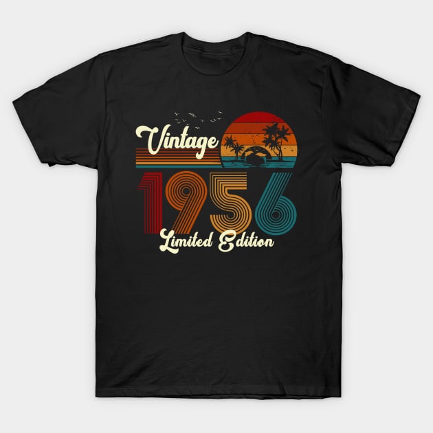 Vintage 1956 Shirt Limited Edition 64th Birthday Gift T-Shirt by Damsin